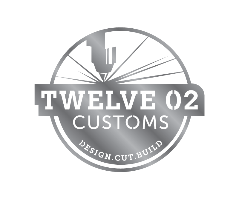 Twelve 02 Customs logo designed by Arlow Lacey Design
